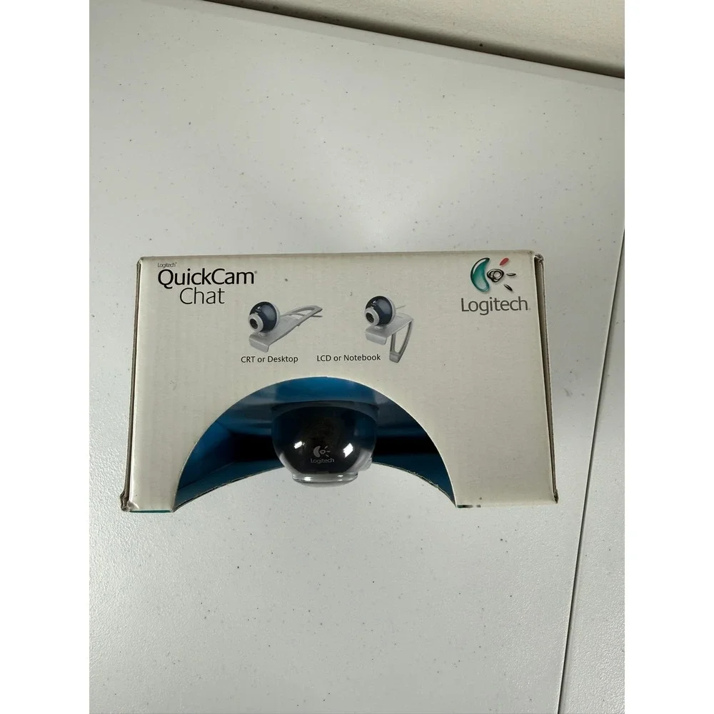 Logitech QuickCam Video Chat Web Camera Skype Headset Included Sealed Box